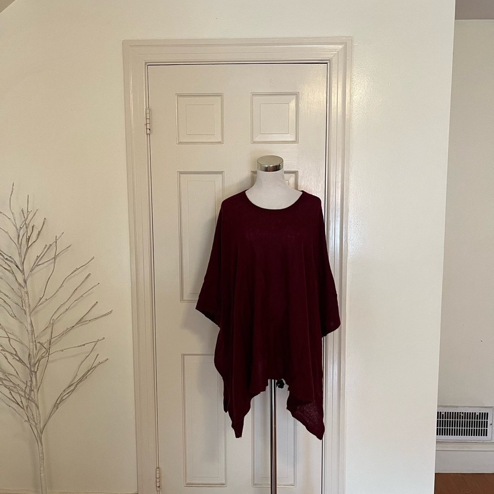 M.I.L.A made in Los Angeles 100% Cashmere Cape Sweater